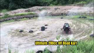 Présentez le grand VTT de karting tout-terrain UTV à siège unique de 200 cc pour adultes pour vous