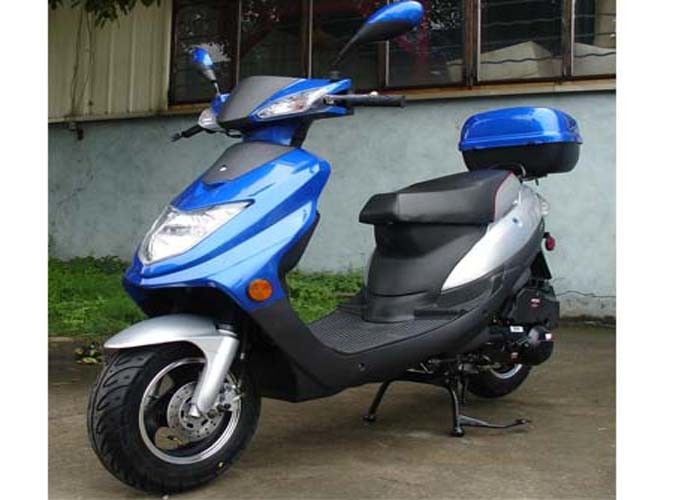 125cc couleur en aluminium de la jante quatre du scooteur 4 de cylindre adulte de la course 1 avec la grande boîte arrière