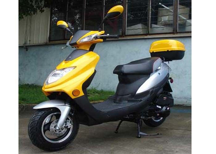 125cc couleur en aluminium de la jante quatre du scooteur 4 de cylindre adulte de la course 1 avec la grande boîte arrière