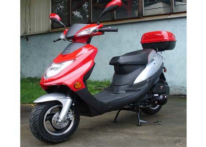 125cc couleur en aluminium de la jante quatre du scooteur 4 de cylindre adulte de la course 1 avec la grande boîte arrière