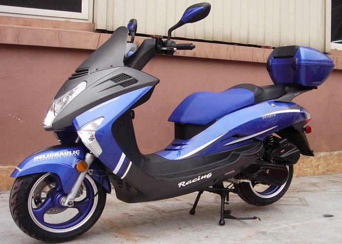 V scooter de gaz du phare 150cc de style, scooters alimentés au gaz avec 2 miroirs de vue arrière