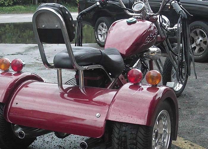 V motos jumelles de tricycles de couperet de moto de couperet du cylindre 250cc avec le grand phare