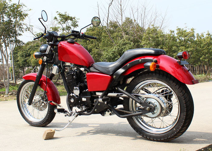 Moto rouge du couperet 250cc 90 km/h de basse consommation pétrolière avec la transmission 5 manuelle