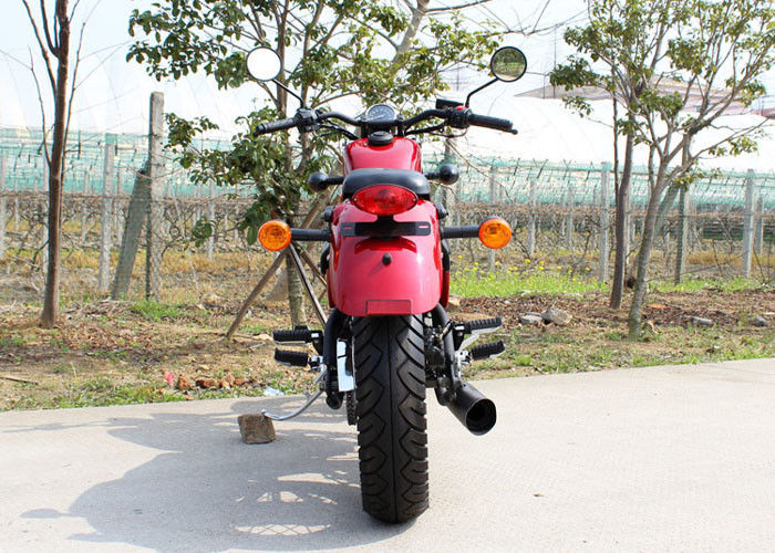 Moto rouge du couperet 250cc 90 km/h de basse consommation pétrolière avec la transmission 5 manuelle