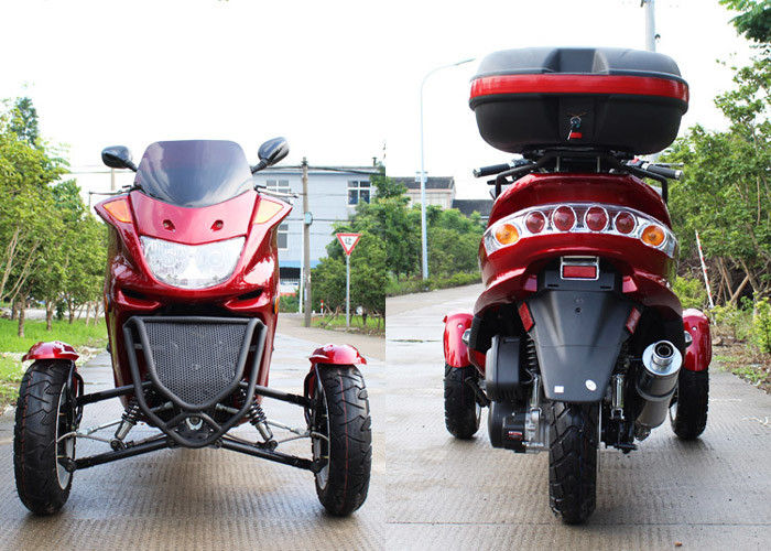 moto 150cc de scooter de 3 roues avec le moteur de 7.0kw 7500r/min 8HP/boîte d'arrière