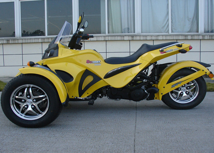 Moto arrière de roue de frein à disque tri avec deux la course refroidie à l'eau de roues avant 4