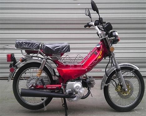disque d'avant de moto de début de coup-de-pied de CDI 50CC/air alimentés au gaz de frein à tambour d'arrière refroidi