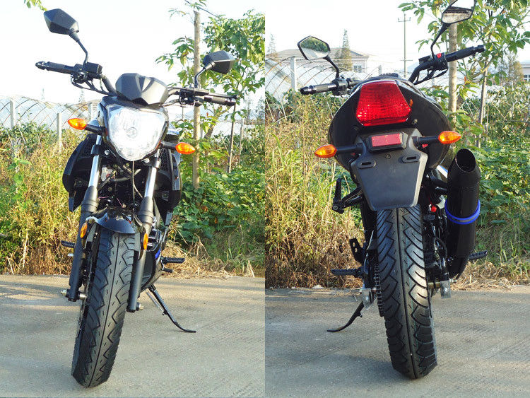 L'air a refroidi la moto simple haute puissance de cylindre des motos 250cc avec des signaux lumineux