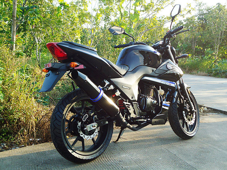 L'air a refroidi la moto simple haute puissance de cylindre des motos 250cc avec des signaux lumineux