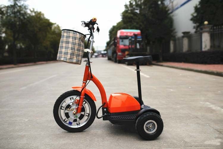 Le vélo électrique de vélomoteur du frein de main 350w 25 km/h avec l'aimant permanent a balayé le moteur de C.C