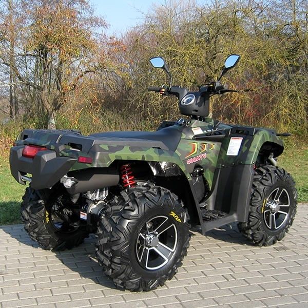 Le double à quatre roues refroidi par l'huile de 400cc Atv/choisissent A - armez avec le décalage électrique de jante en aluminium