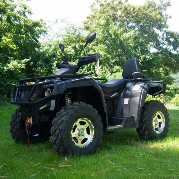Quadruples à quatre roues de rouleur du cylindre simple ATV 400cc 4 avec la suspension d'indépendant de 4*4 F/R