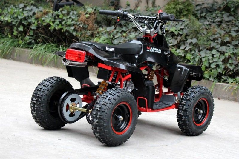 800w 48v badine le vélo électrique de quadruple, voiture à quatre roues électrique pour la transmission d'entraînement d'axe d'adultes
