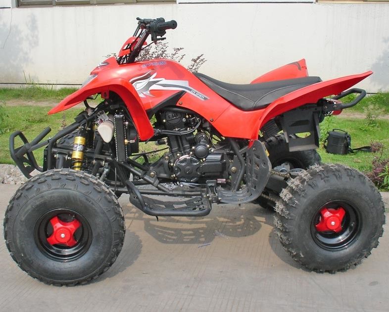 250CC véhicules utilitaires rouges ATV 8