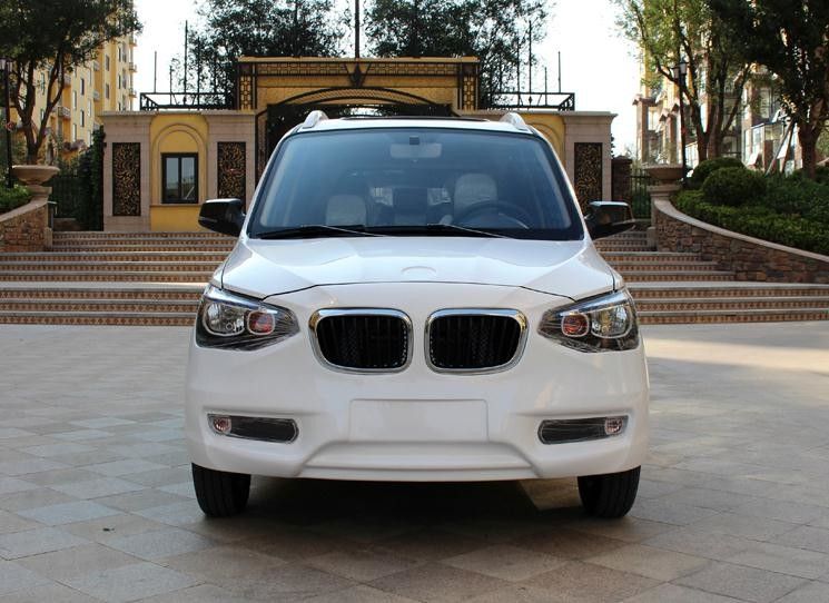 chariots de golf 6000w électriques avec le PVC de radio de MP3 de radiateur de style de BMW de 5 sièges des portes 4