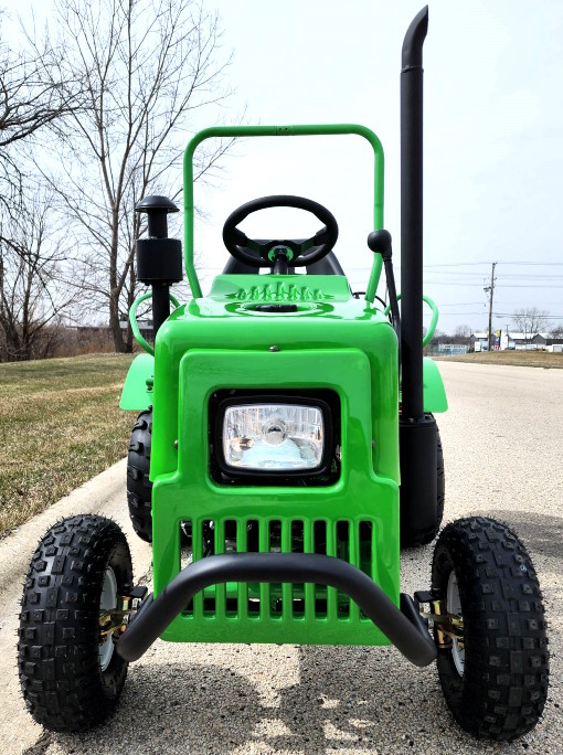 Lumières de Jeep Fully Auto With Hitch de chariot de golf d'homme de Mini Farm Tractor With Reverse 125cc un