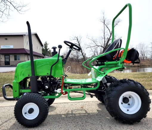 Lumières de Jeep Fully Auto With Hitch de chariot de golf d'homme de Mini Farm Tractor With Reverse 125cc un