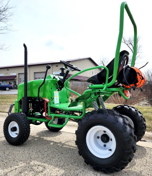 Lumières de Jeep Fully Auto With Hitch de chariot de golf d'homme de Mini Farm Tractor With Reverse 125cc un