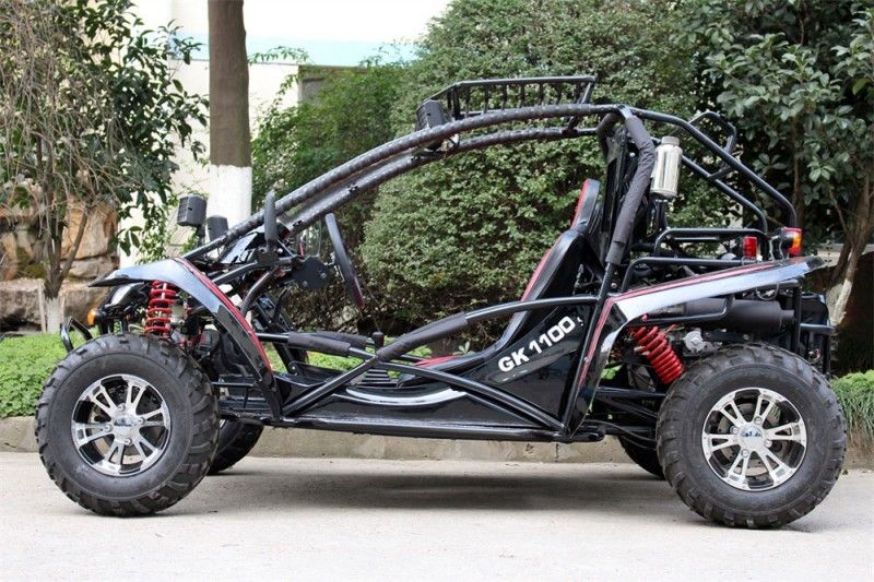 la Bras-oscillation du double 1100CC vont boguet de kart avec 4 le cylindre de refroidissement par liquide, suspension indépendante