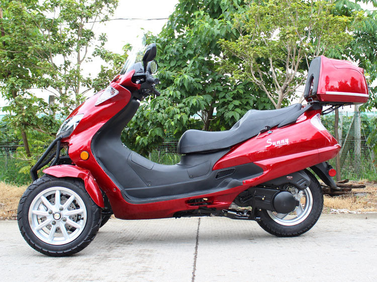 50CC type horizontal tri moto de roue avec le cylindre simple, transmission de commande par courroie