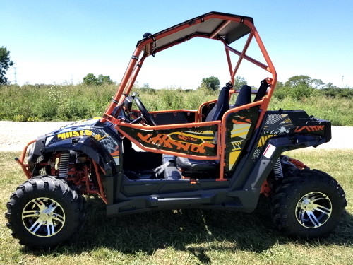 Le chariot d'UTV 170 MaX Utility Vehicle Gas Golf avec la coutume surdimensionnée de pneus de pare-brise borde/suspension