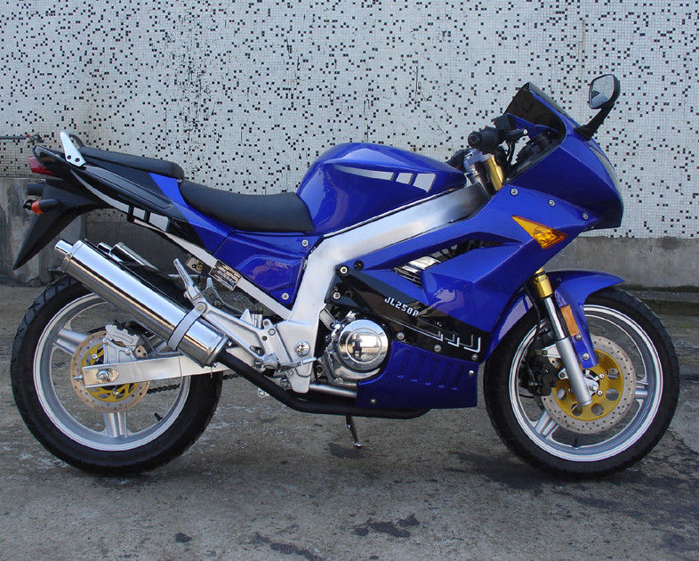 Moto sûre du couperet 250cc avec la double course du cylindre quatre et quatre couleurs