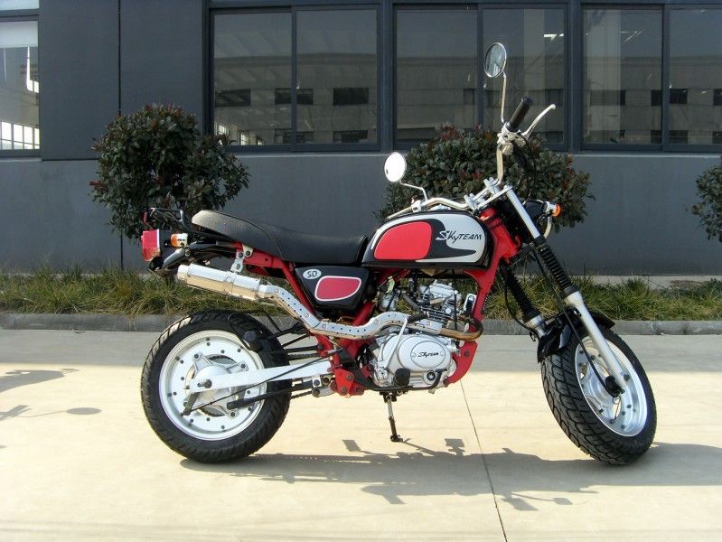 mini moto de vélo de la saleté 50cc avec le guidon/tachymètre et le voyant larges classiques