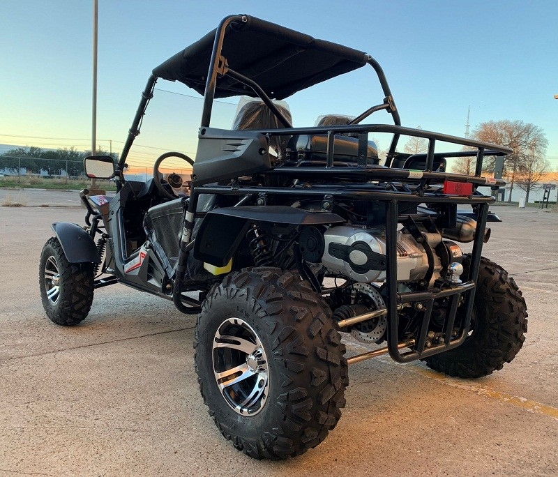 Buggy électrique à démarrage de go-kart refroidi à l'eau avec frein à disque et cylindre simple à 4 temps