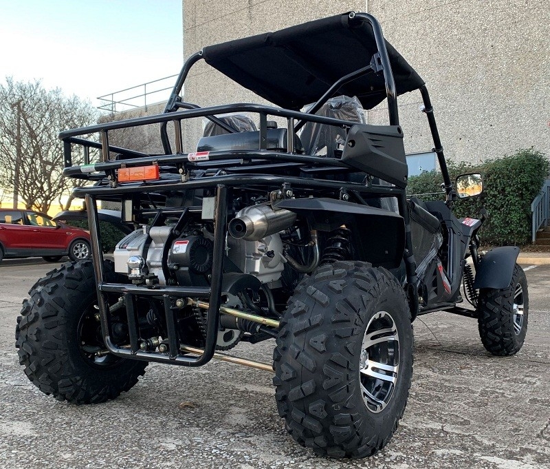 Buggy électrique à démarrage de go-kart refroidi à l'eau avec frein à disque et cylindre simple à 4 temps