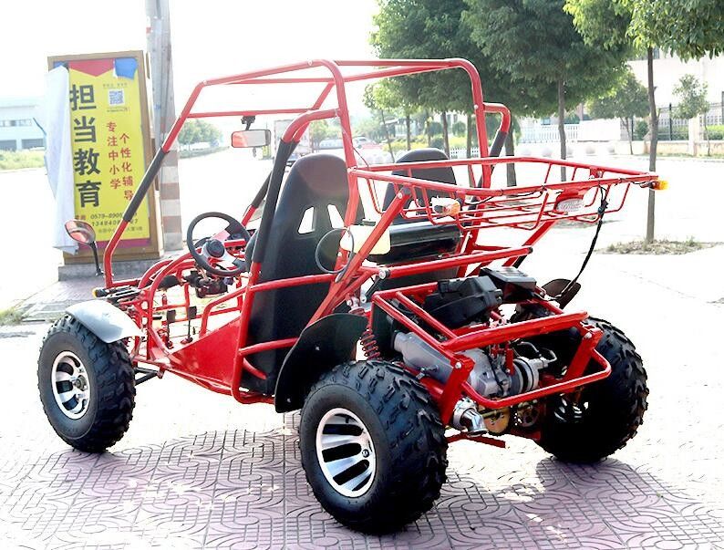 Le type horizontal vont course du boguet 4 de kart que l'air refroidissent 4 Seater frein à disque avant/arrière