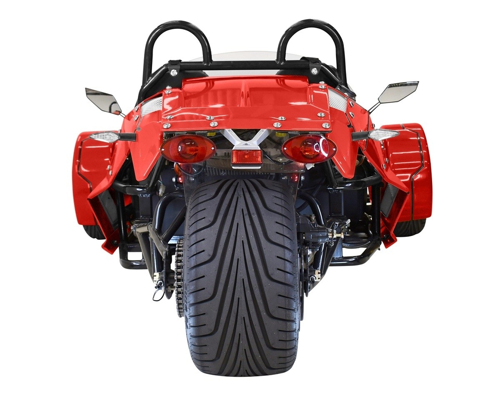 Tri-roue moto E-Spider 72V Trike puissant moteur à entraînement moyen 3000w avec batterie au lithium