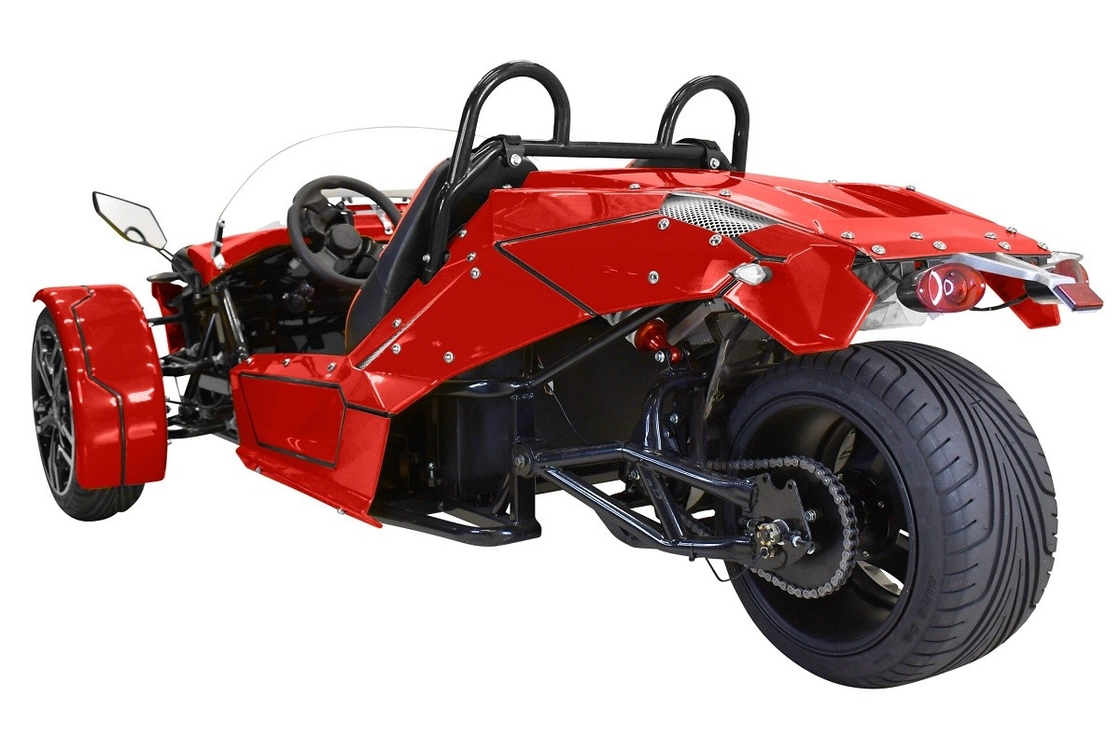 Tri-roue moto E-Spider 72V Trike puissant moteur à entraînement moyen 3000w avec batterie au lithium