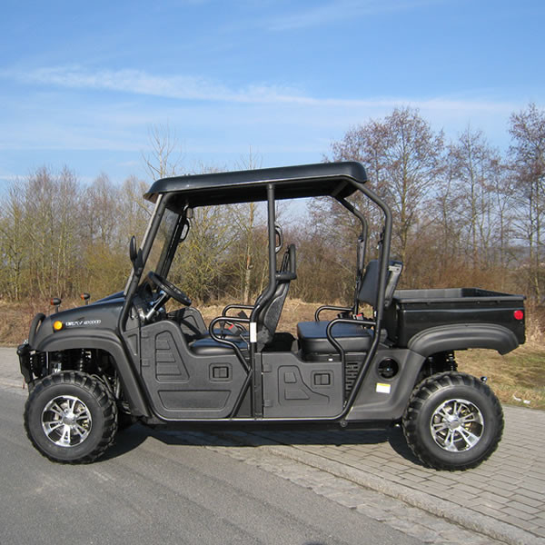 Véhicules utilitaires au gaz Moteur CF de qualité avec injection de carburant Bosch EFI 500cc avec 4 places
