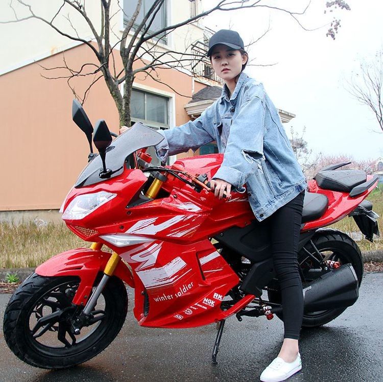 Moto haute puissance simple de Seater des motos 2 du cylindre 150cc pour des adultes