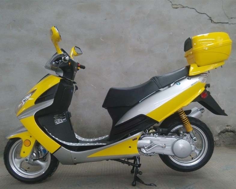 Eletric/début de coup-de-pied 150CC choisissent le scooteur de course du cylindre 4 avec le frein à disque avant