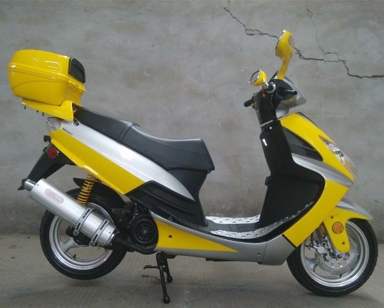 Eletric/début de coup-de-pied 150CC choisissent le scooteur de course du cylindre 4 avec le frein à disque avant