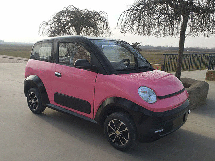 Rose/voiture électrique électrique bleue des chariots de golf 220v 4.2kw 2 Seat avec le tambour avant de disque/arrière