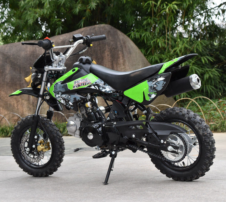 vélo de saleté de vitesse de la moto 4 de vélo de la saleté 125cc avec CDI électrique/début de coup-de-pied