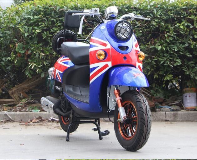 L'air de 4 courses a refroidi le frein à tambour adulte d'arrière de disque d'avant du scooteur 150cc