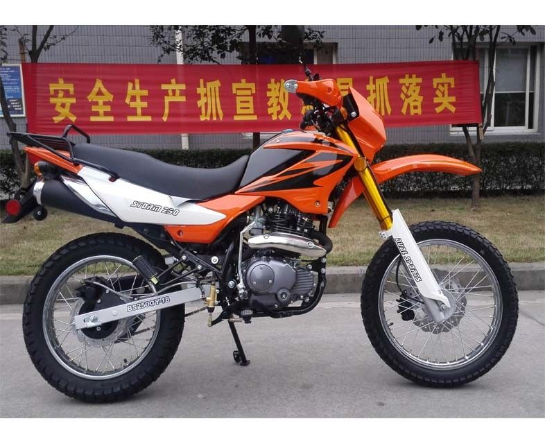 moto d'Off Road de moto de vélo de saleté de refroidissement à l'air 229cc avec le moteur d'axe d'équilibre de refroidissement à l'air