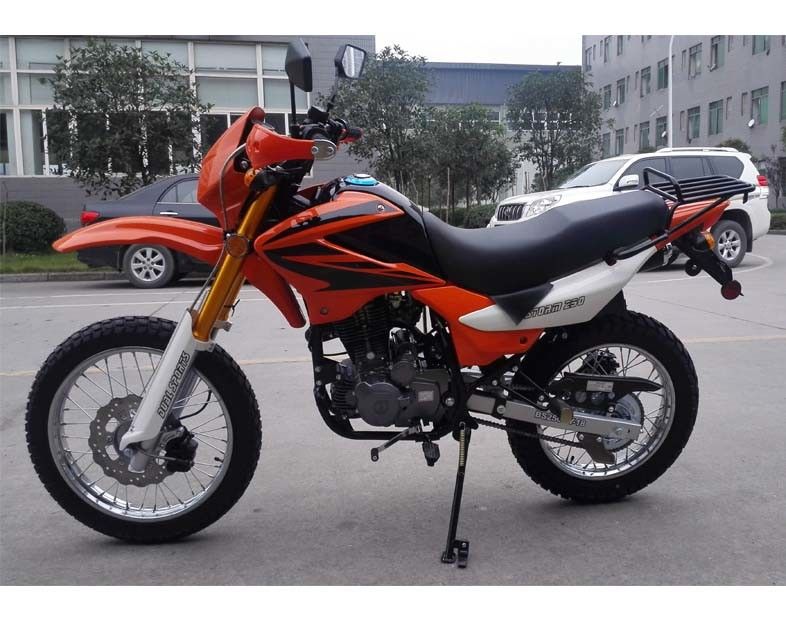 moto d'Off Road de moto de vélo de saleté de refroidissement à l'air 229cc avec le moteur d'axe d'équilibre de refroidissement à l'air