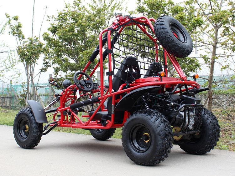 Le type horizontal 200cc refroidi par air de course simple du cylindre 4 vont kart