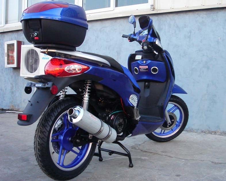 150CC choisissent l'embrayage automatique du scooteur 4 d'air de cylindre de scooter adulte frais de course