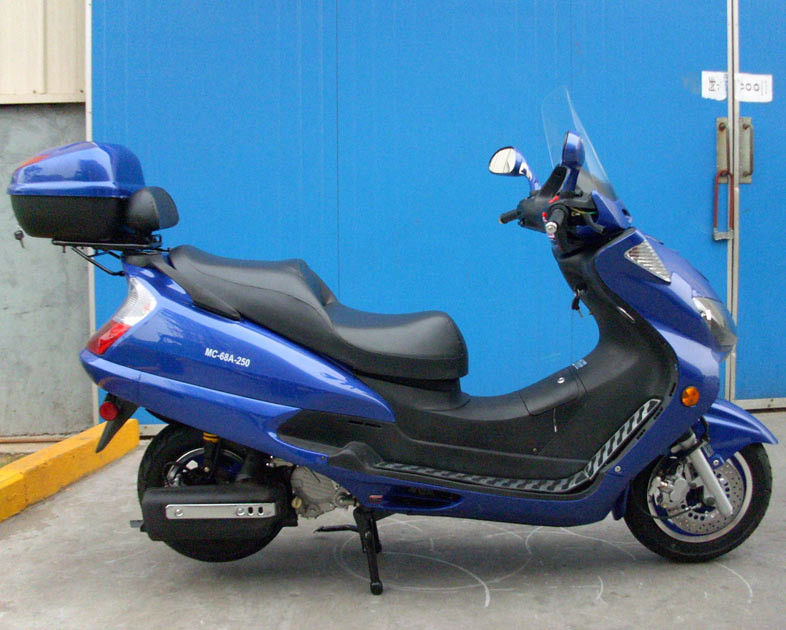 Scooteur adulte 250cc de Peda de pied en aluminium avec le frein à disque avant d'arrière de disque d'ABS