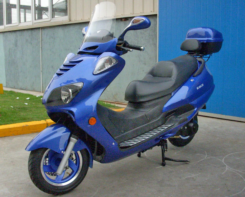 Scooteur adulte 250cc de Peda de pied en aluminium avec le frein à disque avant d'arrière de disque d'ABS