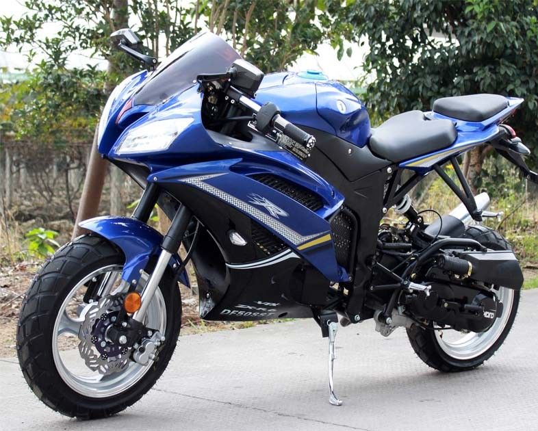 Air juridique de course de la moto 4 de rue simple du cylindre 200cc CVT frais avec le système principal de début