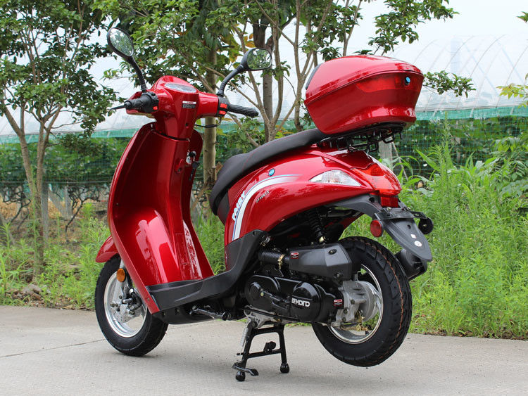 Type horizontal cylindre simple de scooteur adulte de la vitesse 50cc de CVT à refroidissement par air