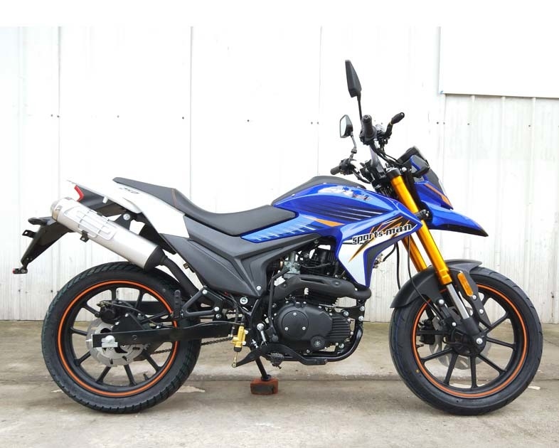 5 vitesses décalant la commande à chaînes simple de refroidissement à l'air de cylindre de course haute puissance des motos 4
