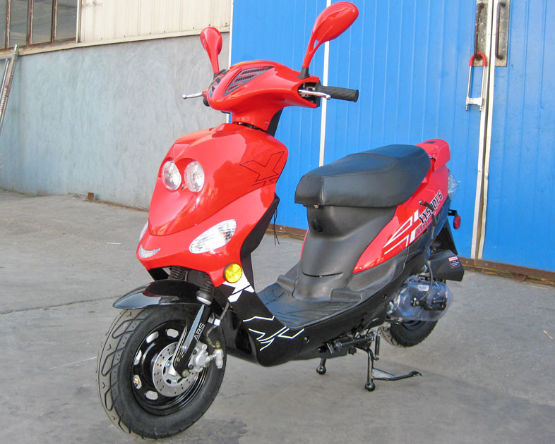 Aérez le scooter adulte refroidi 65 du scooteur 50CC d'allumage de CDI - opération de frein de main 70km/H