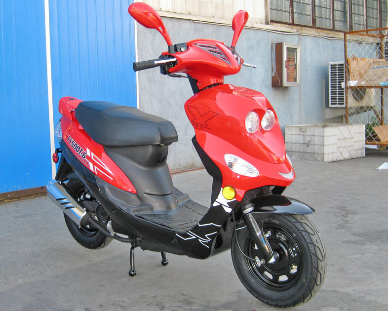 Aérez le scooter adulte refroidi 65 du scooteur 50CC d'allumage de CDI - opération de frein de main 70km/H